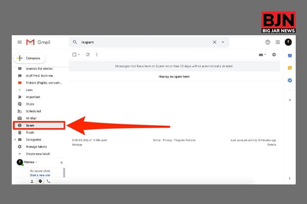 Remove The Junk Files From Gmail 