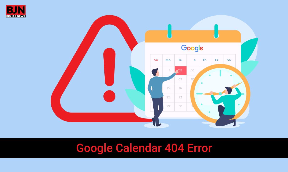 Google Calendar 404 Error