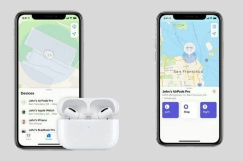 how to add airpods to find my iPhone