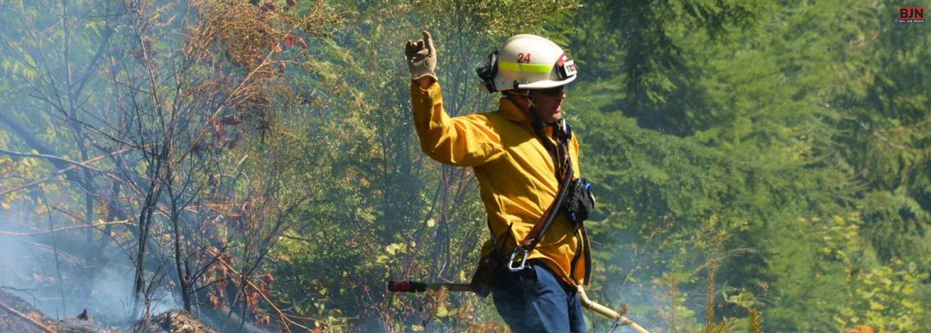 Wildfire Near Lake Louise Road