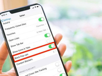 how to turn off pop up blocker on iPhone