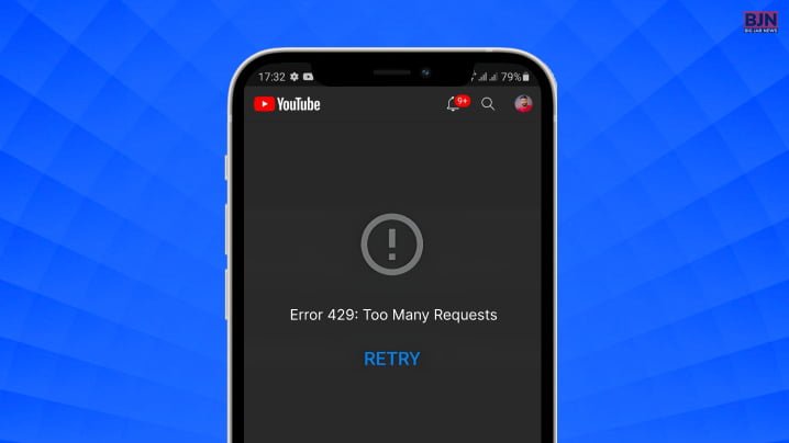 Error 429 YouTube_ Too Many Requests