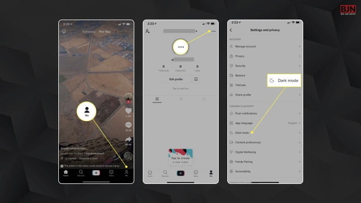 Now Let's Talk About How To Turn On TikTok Dark Mode On iOS