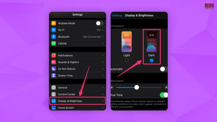 Dark Mode For iPhone Users 