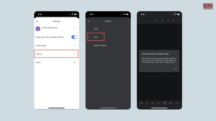 How To Enable Google Docs Dark Mode On Android?