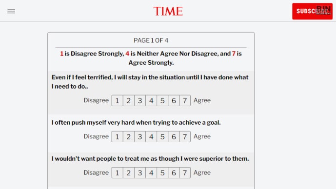 Time's Harry Potter Personality Test