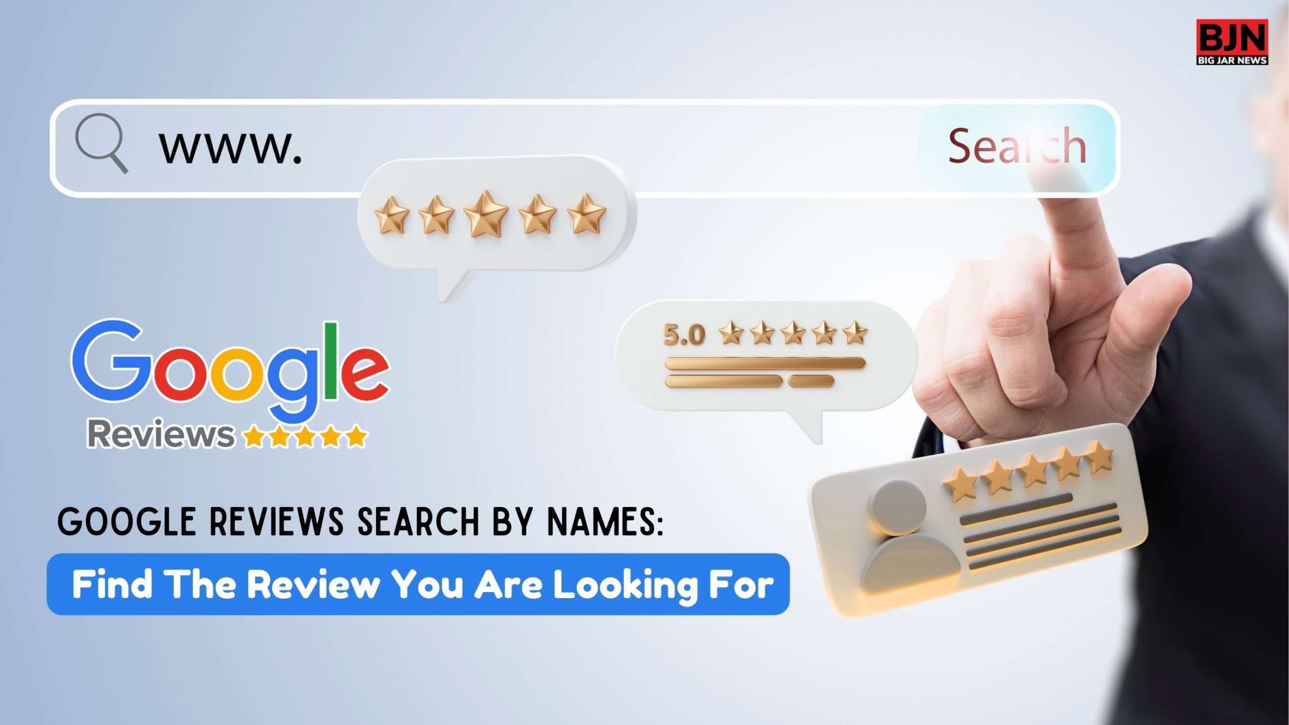 google reviews search by name