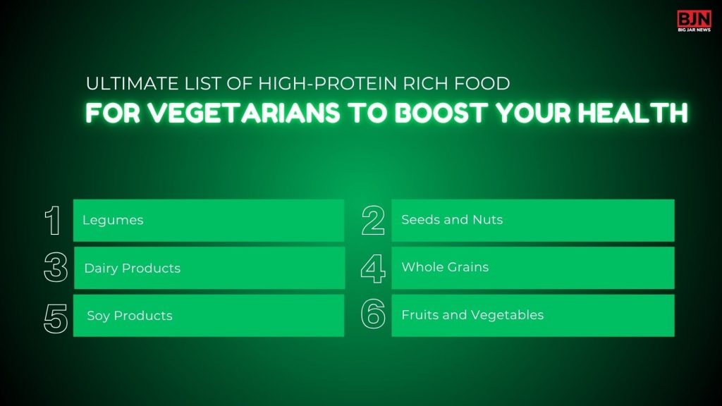 Ultimate List of High-Protein Rich Food For Vegetarians To Boost Your Health