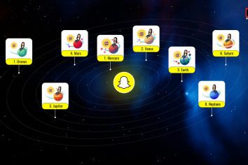 Snapchat solar system
